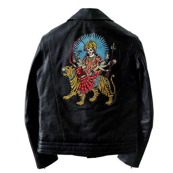 LEATHER DOUBLE RIDERS JACKET 