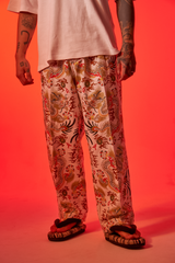 [UNISEX] TOMAS TOMAS X LOCO MOSQUITO 108 DRAGONS OFF-WHITE BELTED TROUSERS: Alternate View #7