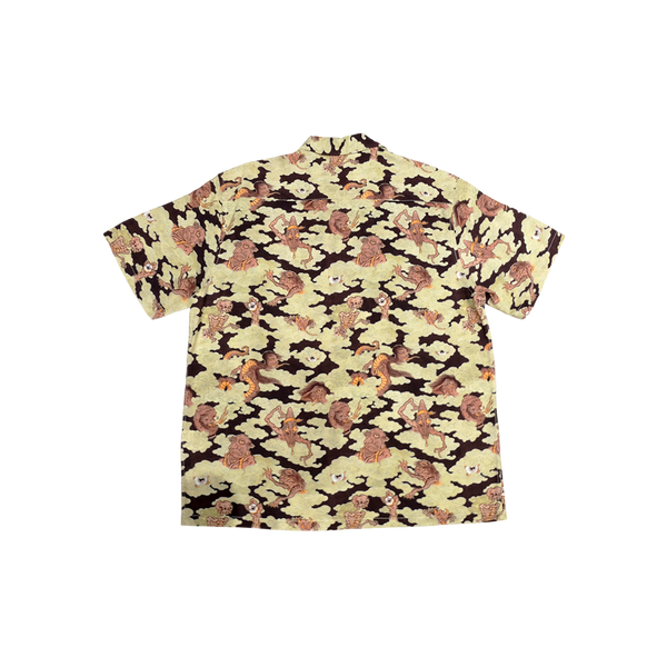 UNISEX] BANGXGANJI X LOCO MOSQUITO YOKAI CAMO SHIRT (BROWN / GREEN