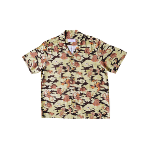 BANGXGANJI YOKAI CAMO BROWN SHIRT FRONT VIEW