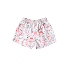 [UNISEX] PEPEVICIO X LOCO MOSQUITO "GOOD LUCK" SHORTS (OFF-WHITE / RED): Alternate View #1