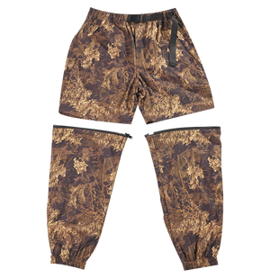      BANGXGANJI BROWN ZIP-OFF SHORTS FRONT