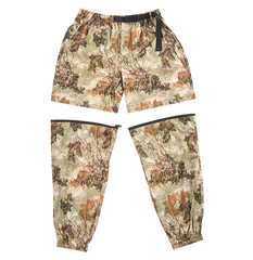 [UNISEX] BANGXGANJI X LOCO MOSQUITO BELTED ZIP-OFF TROUSERS / SHORTS (GREEN): Alternate View #1