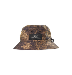 [UNISEX] BANGXGANJI X LOCO MOSQUITO REVERSIBLE CAMO BUCKET HAT (BROWN / GREEN): Alternate View #1