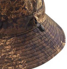 [UNISEX] BANGXGANJI X LOCO MOSQUITO REVERSIBLE CAMO BUCKET HAT (BROWN / GREEN): Alternate View #3