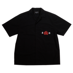 [UNISEX] LOCO MOSQUITO TATTOO NYLON SAK YANT SHIRT (BLACK): Alternate View #2