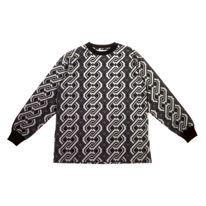 [UNISEX] NISSACO X LOCO MOSQUITO LONG SLEEVE T-SHIRT (CHARCOAL / BLACK)