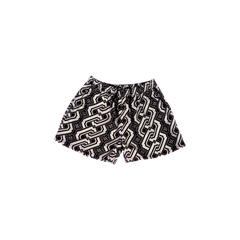 [UNISEX] NISSACO X LOCO MOSQUITO SHORTS (CHARCOAL / BLACK): Alternate View #1