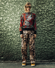 [UNISEX] GUY LE TATOOER X LOCO MOSQUITO HANNYA BELTED TROUSERS: Alternate View #17