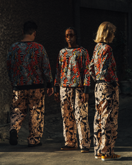 [UNISEX] GUY LE TATOOER X LOCO MOSQUITO HANNYA BELTED TROUSERS: Alternate View #6