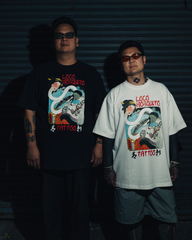 [UNISEX] LOCO MOSQUITO WHITE TEBORI T-SHIRT: Alternate View #4