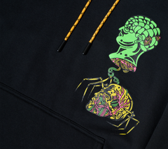 [UNISEX] CHE CHO LE TATOOER X LOCO MOSQUITO PSYCHEDELIC PULLOVER HOODIE: Alternate View #3