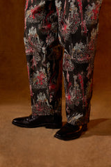 [UNISEX] JOE CHATT X LOCO MOSQUITO 'FINAL BLOODBATH' SUNFADED DRAWSTRING TROUSERS: Alternate View #6