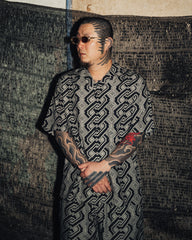 [UNISEX] NISSACO X LOCO MOSQUITO SHIRT (BLACK / GREY): Alternate View #4