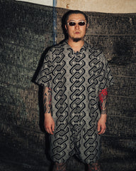 [UNISEX] NISSACO X LOCO MOSQUITO SHORTS (BLACK / GREY): Alternate View #5