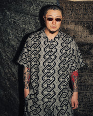 [UNISEX] NISSACO X LOCO MOSQUITO SHIRT (BLACK / GREY): Alternate View #7