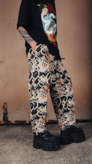 [UNISEX] YOSHIO HONJO X LOCO MOSQUITO 'KINTARO RAIJYU' DRAWSTRING TROUSERS: Alternate View #21