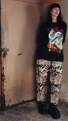 [UNISEX] YOSHIO HONJO X LOCO MOSQUITO 'KINTARO RAIJYU' DRAWSTRING TROUSERS: Alternate View #19
