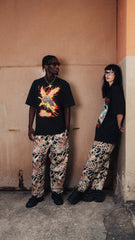 [UNISEX] YOSHIO HONJO X LOCO MOSQUITO 'KINTARO RAIJYU' DRAWSTRING TROUSERS: Alternate View #26
