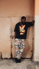 [UNISEX] YOSHIO HONJO X LOCO MOSQUITO 'KINTARO RAIJYU' DRAWSTRING TROUSERS: Alternate View #7