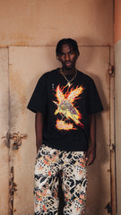 [UNISEX] YOSHIO HONJO X LOCO MOSQUITO 'KINTARO RAIJYU' DRAWSTRING TROUSERS: Alternate View #9