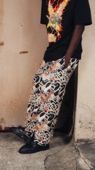 [UNISEX] YOSHIO HONJO X LOCO MOSQUITO 'KINTARO RAIJYU' DRAWSTRING TROUSERS: Alternate View #11