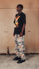 [UNISEX] YOSHIO HONJO X LOCO MOSQUITO 'KINTARO RAIJYU' DRAWSTRING TROUSERS: Alternate View #5