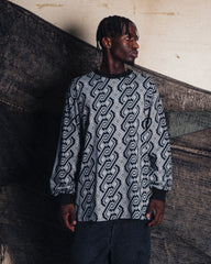 [UNISEX] NISSACO X LOCO MOSQUITO LONG SLEEVE T-SHIRT (BLACK / GREY): Alternate View #15