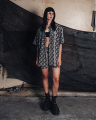 [UNISEX] NISSACO X LOCO MOSQUITO SHORTS (BLACK / GREY): Alternate View #11