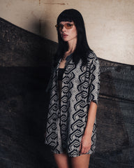 [UNISEX] NISSACO X LOCO MOSQUITO SHIRT (BLACK / GREY): Alternate View #14