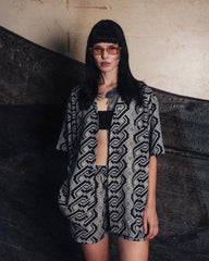 [UNISEX] NISSACO X LOCO MOSQUITO SHIRT (BLACK / GREY): Alternate View #15