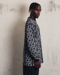 [UNISEX] NISSACO X LOCO MOSQUITO LONG SLEEVE T-SHIRT (CHARCOAL / BLACK): Alternate View #15