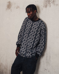 [UNISEX] NISSACO X LOCO MOSQUITO LONG SLEEVE T-SHIRT (CHARCOAL / BLACK): Alternate View #13