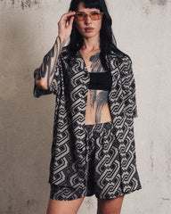 [UNISEX] NISSACO X LOCO MOSQUITO SHIRT (CHARCOAL / BLACK): Alternate View #11