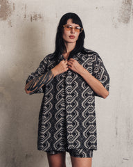 [UNISEX] NISSACO X LOCO MOSQUITO SHIRT (CHARCOAL / BLACK): Alternate View #12
