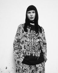 [UNISEX] RAFEL DELALANDE X LOCO MOSQUITO SKULLS SHIRT CHORE JACKET: Alternate View #27
