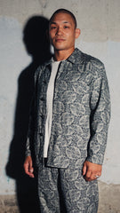 [UNISEX] TREUBHAN X LOCO MOSQUITO CELTIC TRIBAL SHIRT CHORE JACKET: Alternate View #21