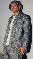 [UNISEX] TREUBHAN X LOCO MOSQUITO CELTIC TRIBAL SHIRT CHORE JACKET: Alternate View #7