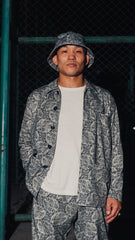 [UNISEX] TREUBHAN X LOCO MOSQUITO CELTIC TRIBAL SHIRT CHORE JACKET: Alternate View #15