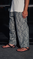 [UNISEX] TREUBHAN X LOCO MOSQUITO CELTIC TRIBAL DRAWSTRING TROUSERS: Alternate View #12