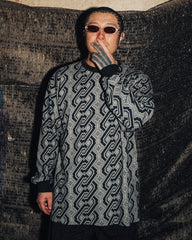 [UNISEX] NISSACO X LOCO MOSQUITO LONG SLEEVE T-SHIRT (BLACK / GREY): Alternate View #7