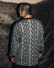[UNISEX] NISSACO X LOCO MOSQUITO LONG SLEEVE T-SHIRT (BLACK / GREY): Alternate View #5