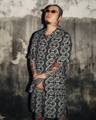 [UNISEX] NISSACO X LOCO MOSQUITO SHORTS (CHARCOAL / BLACK): Alternate View #5