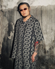 [UNISEX] NISSACO X LOCO MOSQUITO SHIRT (CHARCOAL / BLACK): Alternate View #6