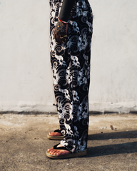 [UNISEX] GUY LE TATOOER X LOCO MOSQUITO WAVES DRAWSTRING TROUSERS: Alternate View #13