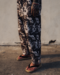 [UNISEX] GUY LE TATOOER X LOCO MOSQUITO WAVES DRAWSTRING TROUSERS: Alternate View #22