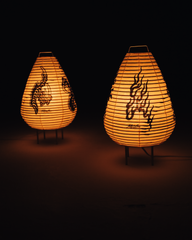 FILIP LEU X KOJIMA SHOTEN X LOCO MOSQUITO JAPANESE HANDMADE WASHI LAMP (FOUR ELEMENTS): Alternate View #12