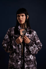 [UNISEX] TOMAS TOMAS X LOCO MOSQUITO ZIP-UP SPORTSWEAR JACKET (BLACK / GREY: Alternate View #32