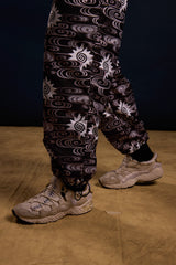 [UNISEX] TOMAS TOMAS X LOCO MOSQUITO DRAWSTRING CUFF SPORTSWEAR TROUSERS (BLACK / GREY): Alternate View #12