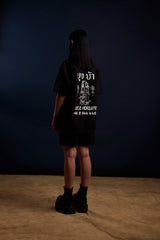[UNISEX] LOCO MOSQUITO TATTOO NYLON SAK YANT SHIRT (BLACK): Alternate View #13
